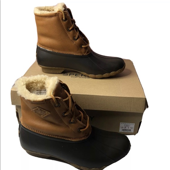 sperry saltwater winter luxe duck boot